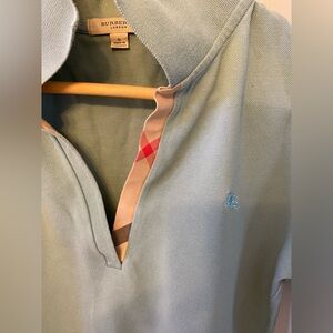 Burberry Light Blue Polo Shirt